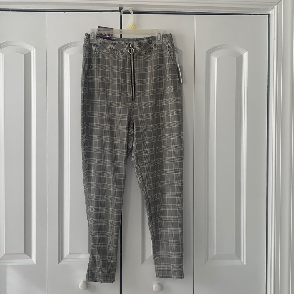 NWT: Hot Topic Super High Rise Plaid Pants